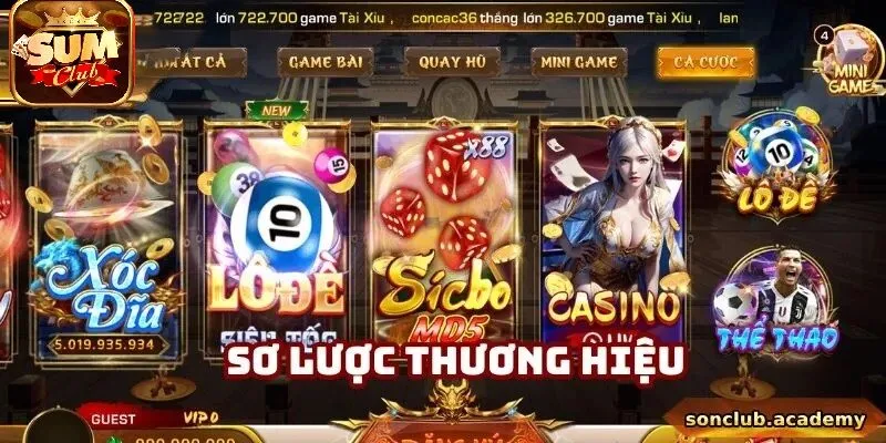 Tổng quan thương hiệu Tài Xỉu đổi thưởng SUMCLUB